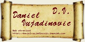 Daniel Vujadinović vizit kartica